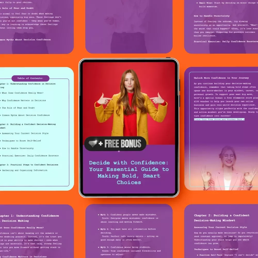 Decide with Confidence: Your Essential Guide to Making Bold, Smart Choices - How to Be Confident in Decision Making