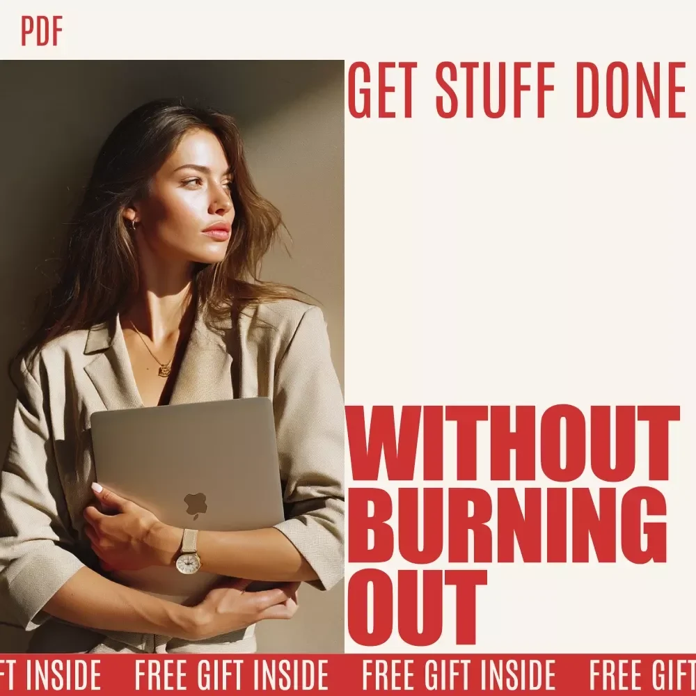Power Moves: Simple Steps to Get Stuff Done Without Burning Out | Productivity Guide with Steps to Being Productive