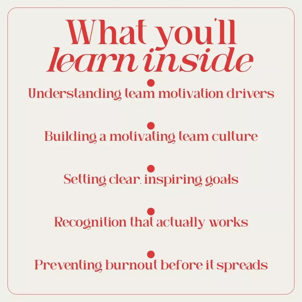 Spark & Soar: The Ultimate Guide to Motivating Your Team | Practical Leadership eBook on how to motivate a team, Build Culture, Prevent Burnout
