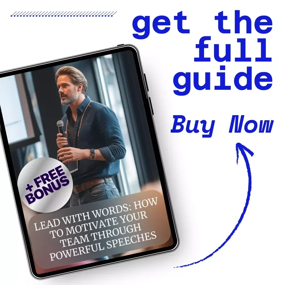 Lead with Words: How to Motivate Your Team Through Powerful Speeches | Leadership eBook