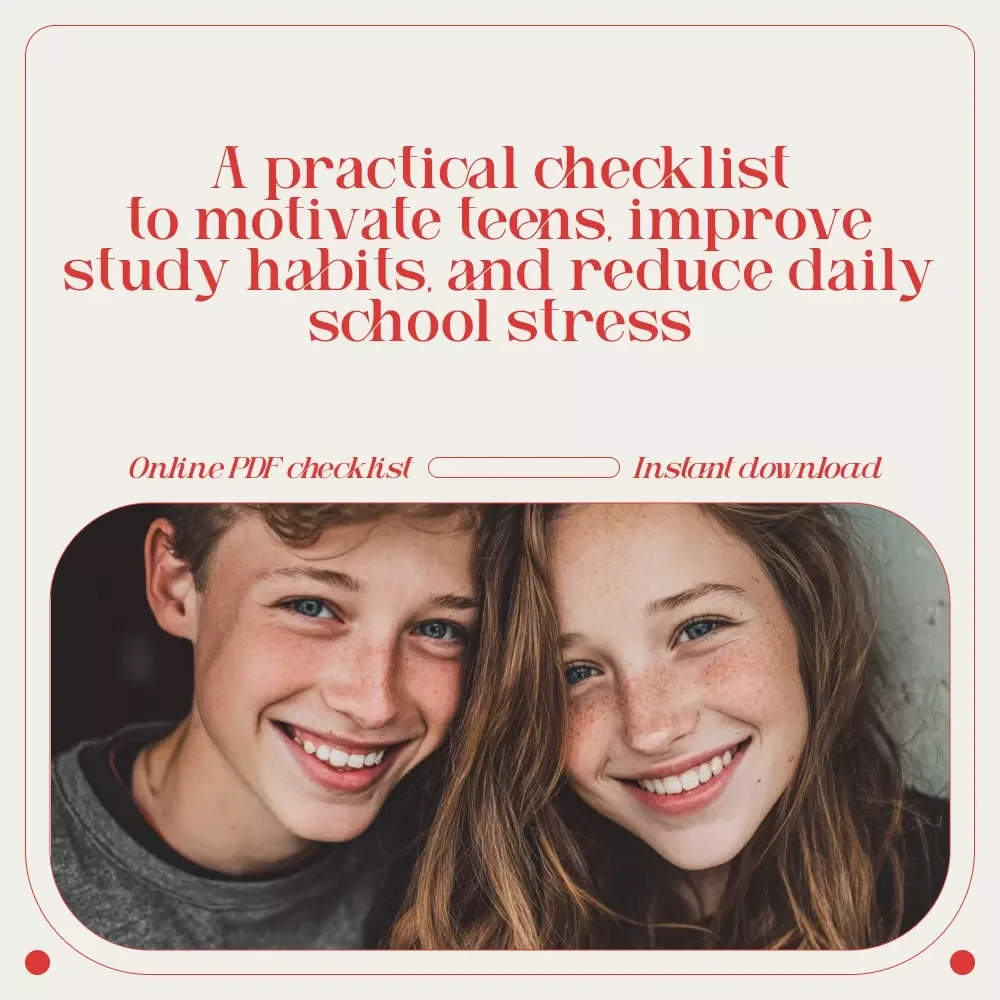 Spark Your Teen’s Study Motivation: The Ultimate Action Checklist | How to Motivate a Teenager to Study with Simple, Proven Steps for Parents