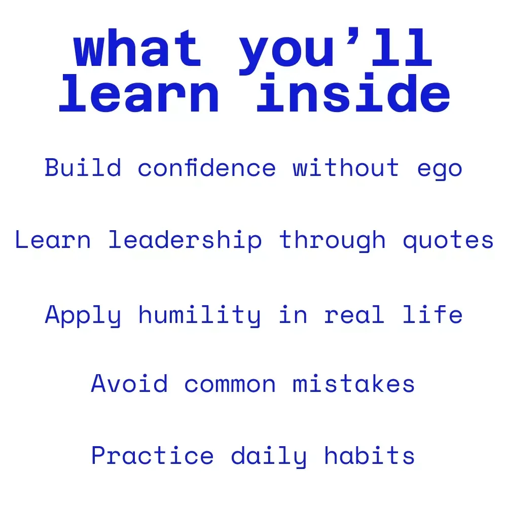 Leading with Grace: Humble Quotes to Inspire True Leadership | Leadership Quotes eBook | Humble Leadership Guide | Digital Download