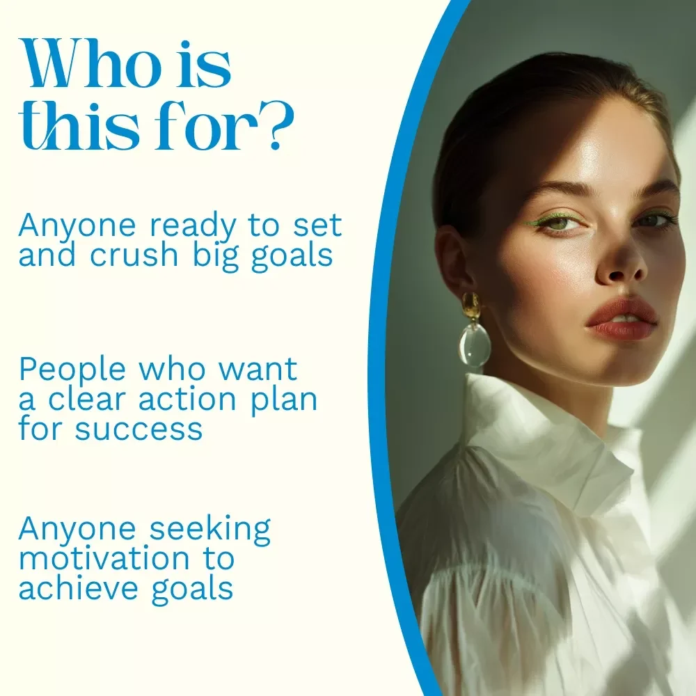 Goal Getter: Your Step-by-Step Guide to Setting and Crushing Goals | Digital Download eBook for Success