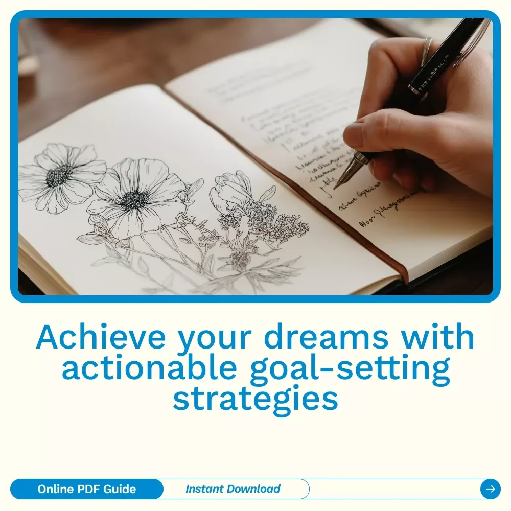 Goal Getter: Your Step-by-Step Guide to Setting and Crushing Goals | Digital Download eBook for Success