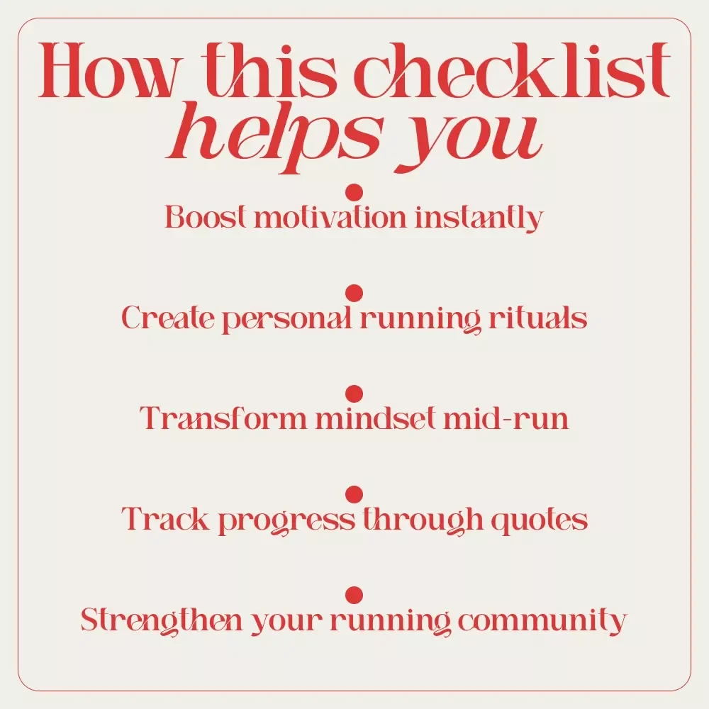 Runner’s Quote Kit: 10 Quick Steps to Keep You Inspired from Start to Finish | Digital Download