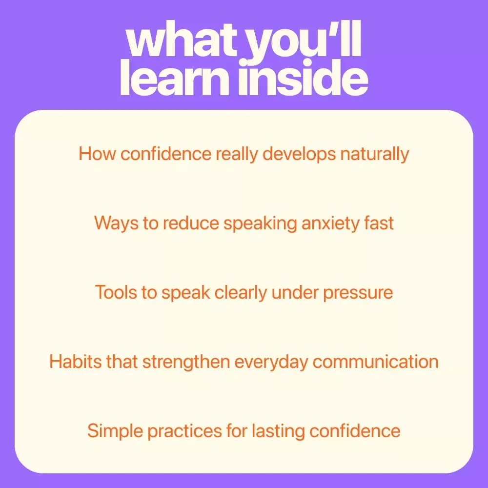 Speak Up with Confidence: A Practical Guide to Overcoming Communication Anxiety | How to Overcome Lack of Confidence in Communication | Digital Self-Improvement Guide