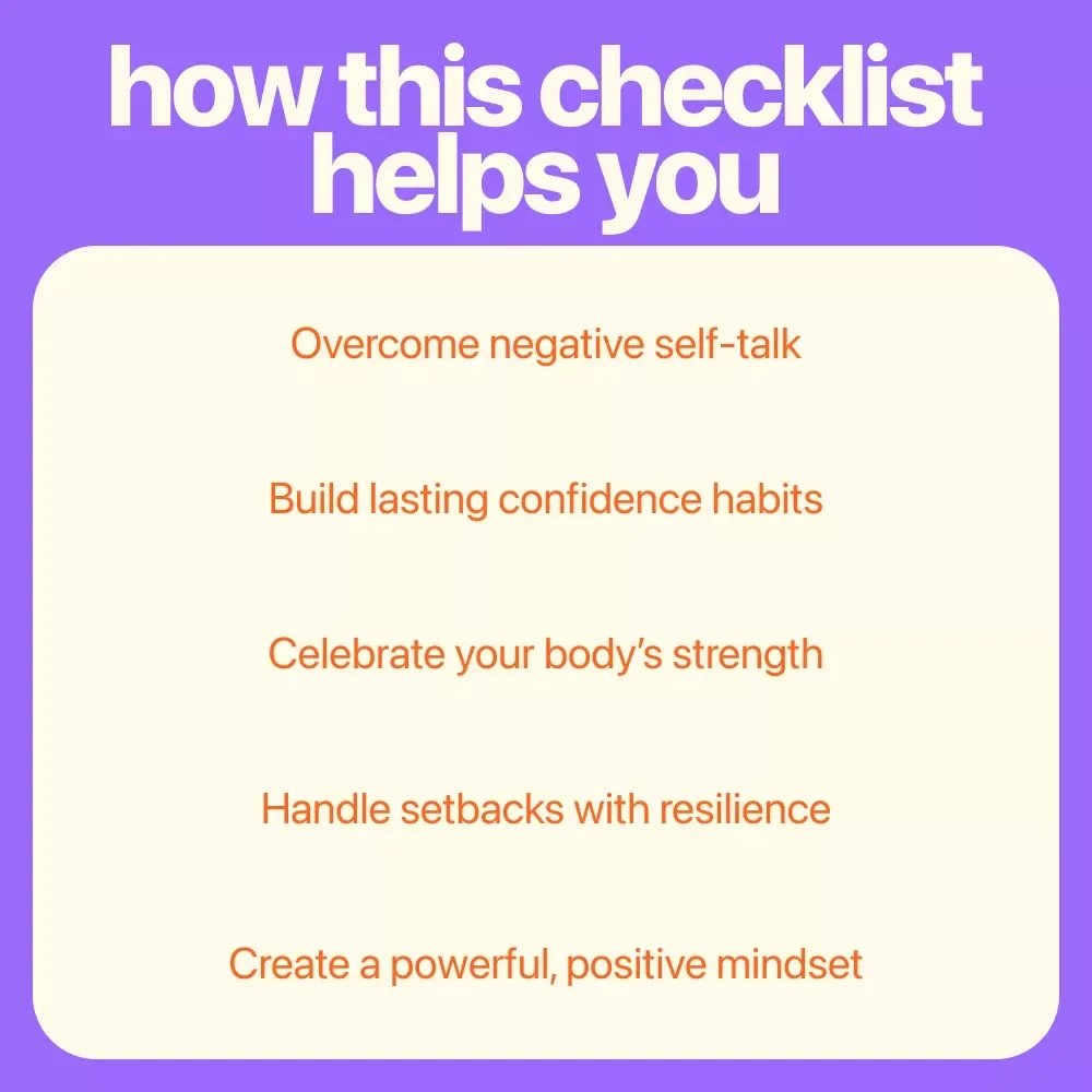 Your Ultimate Body Confidence Boost Checklist - How to Be Confident in My Body
