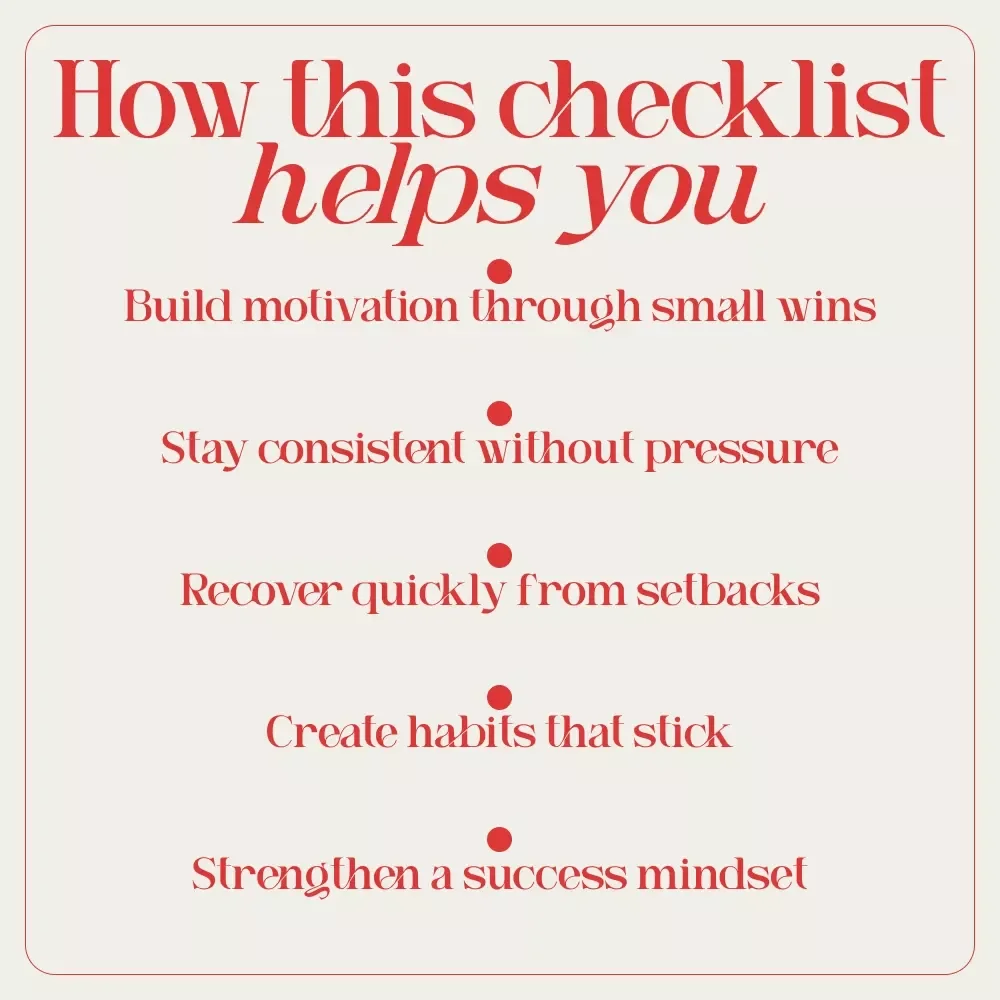 Your Ultimate Motivation Checklist: Ignite Your Weight Loss Journey | How Do I Motivate Myself to Lose Weight Digital Checklist