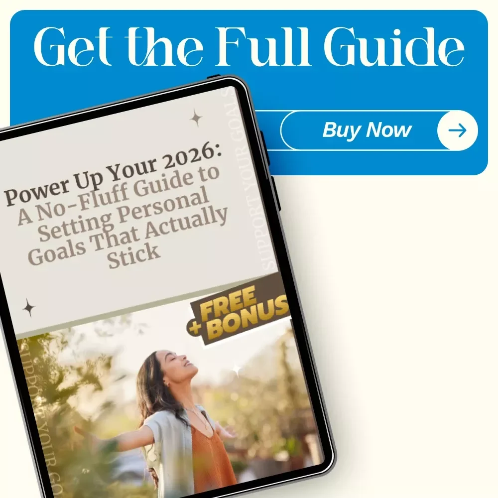 Power Up Your 2026: A No-Fluff Guide to Setting Personal Goals That Actually Stick - Digital Download eBook