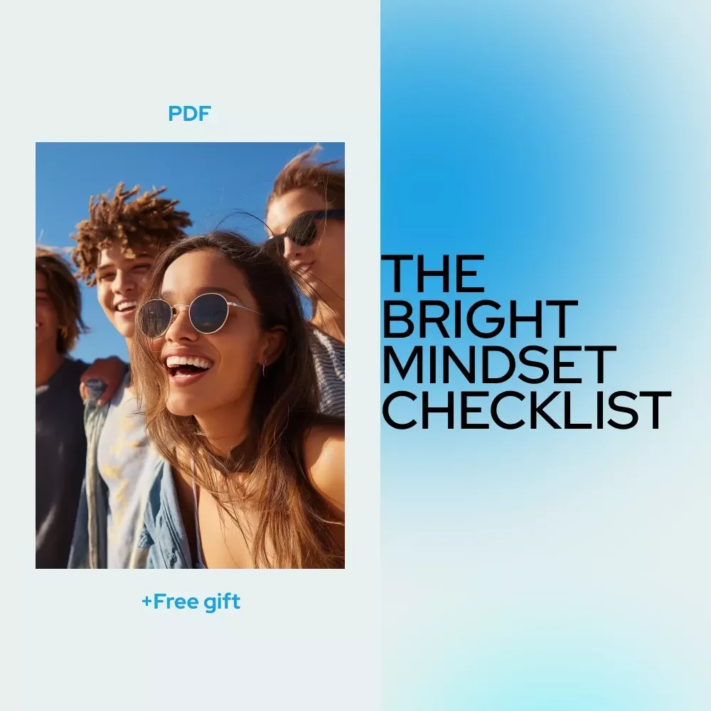 The Bright Mindset Checklist: Your Action Plan for Positive Thinking | Printable Self-Help Checklist & One of the Books to Help with Positive Thinking