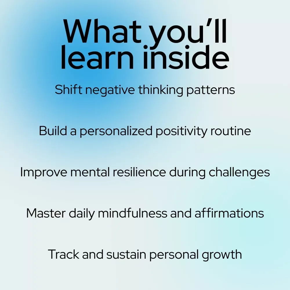 Positivity Power: Train Your Mind to See the Bright Side - eBook Guide for Positive Thinking and Mindset Shifts