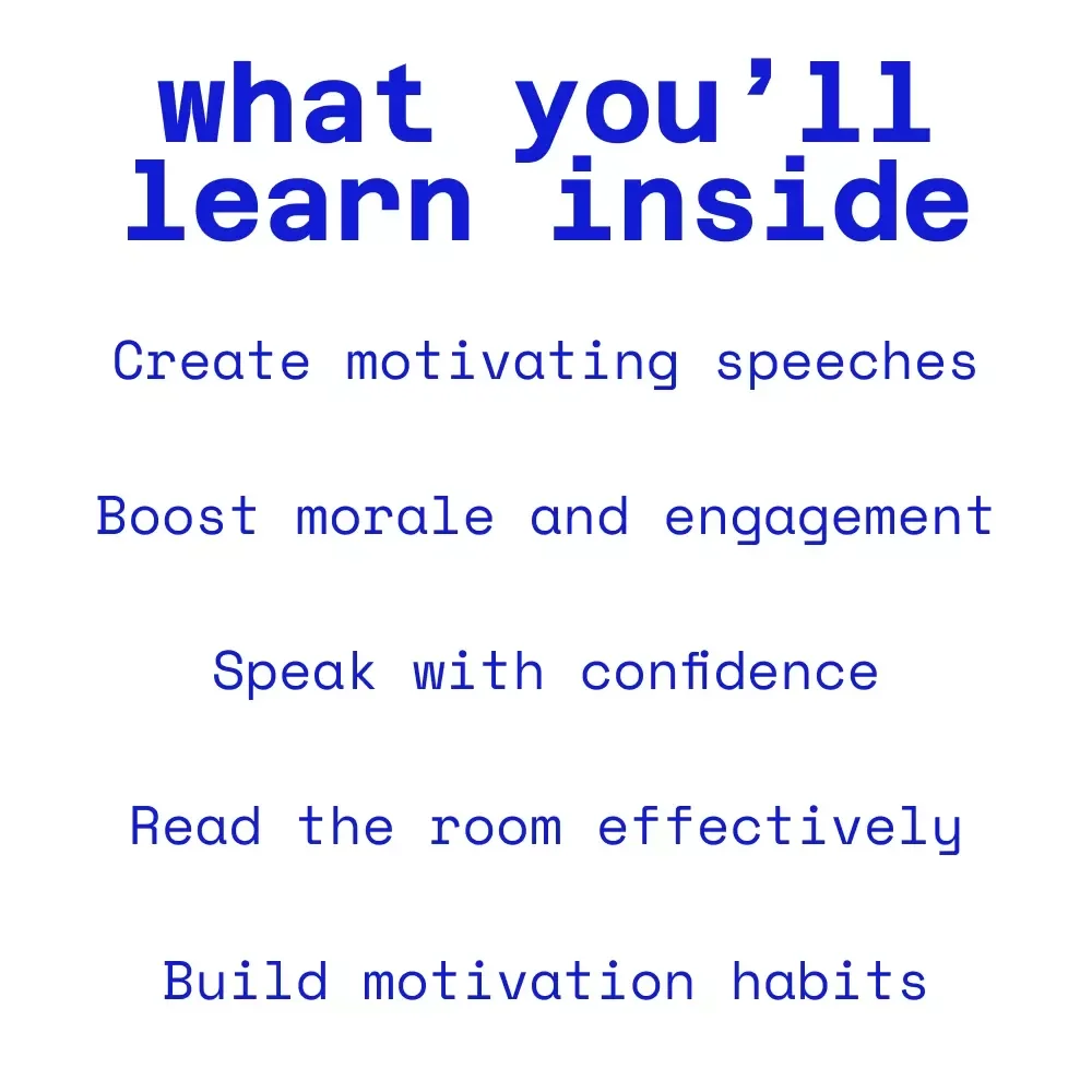 Lead with Words: How to Motivate Your Team Through Powerful Speeches | Leadership eBook