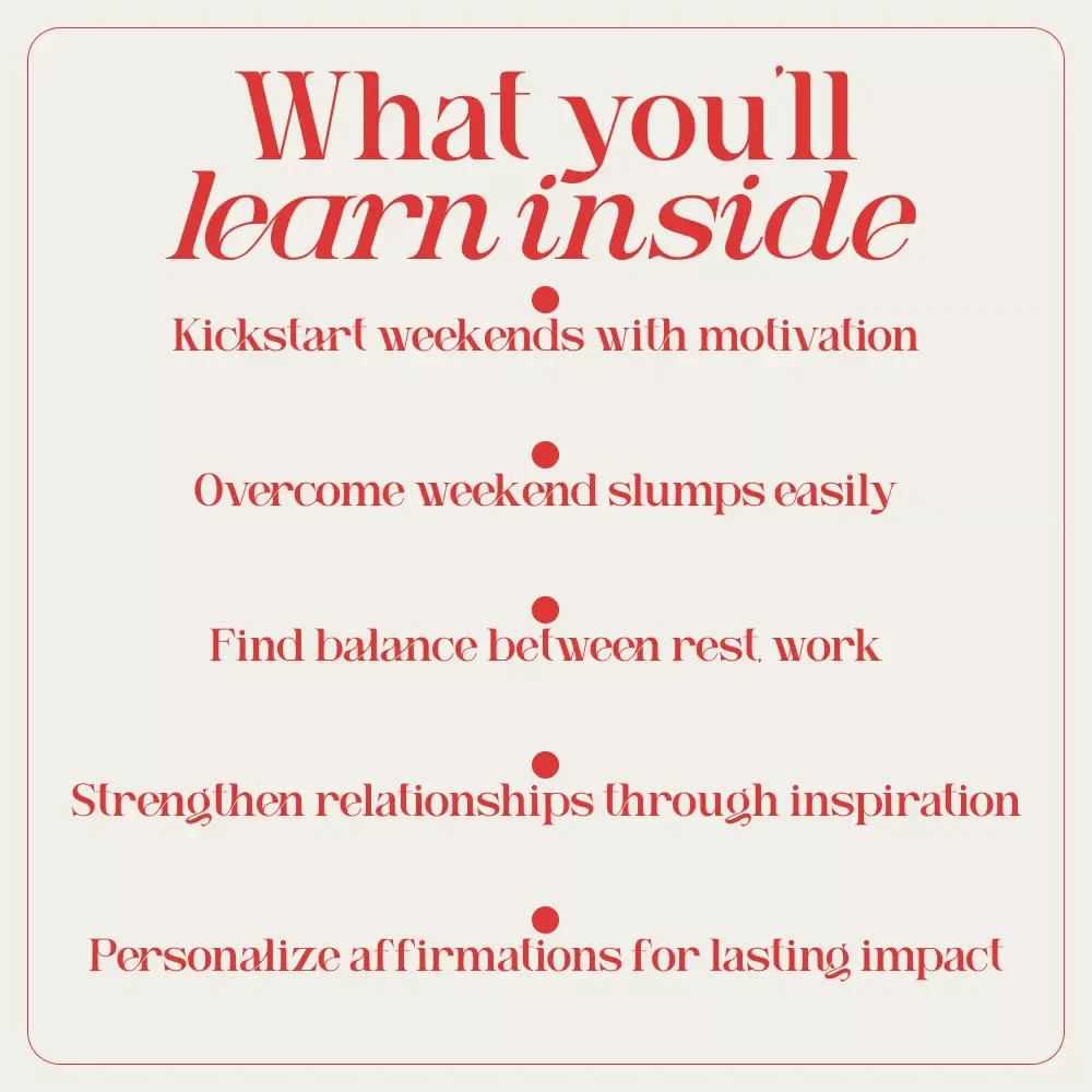 Weekend Spark: Inspirational Quotes to Light Up Your Days Off - Weekend Inspirational Quotes eBook