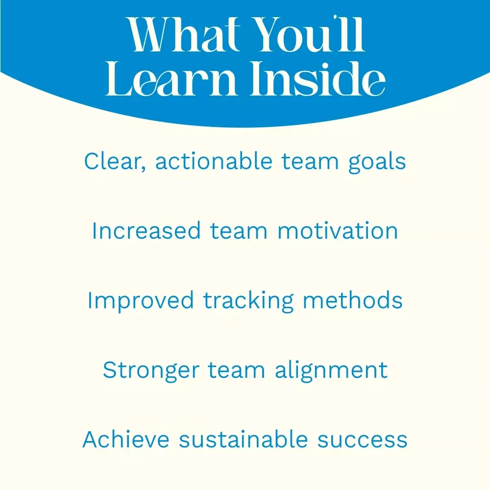 Goal Getters: Fun & Effective Team Goal Setting Activities to Boost Success - A Digital Guide for Team Building and Success