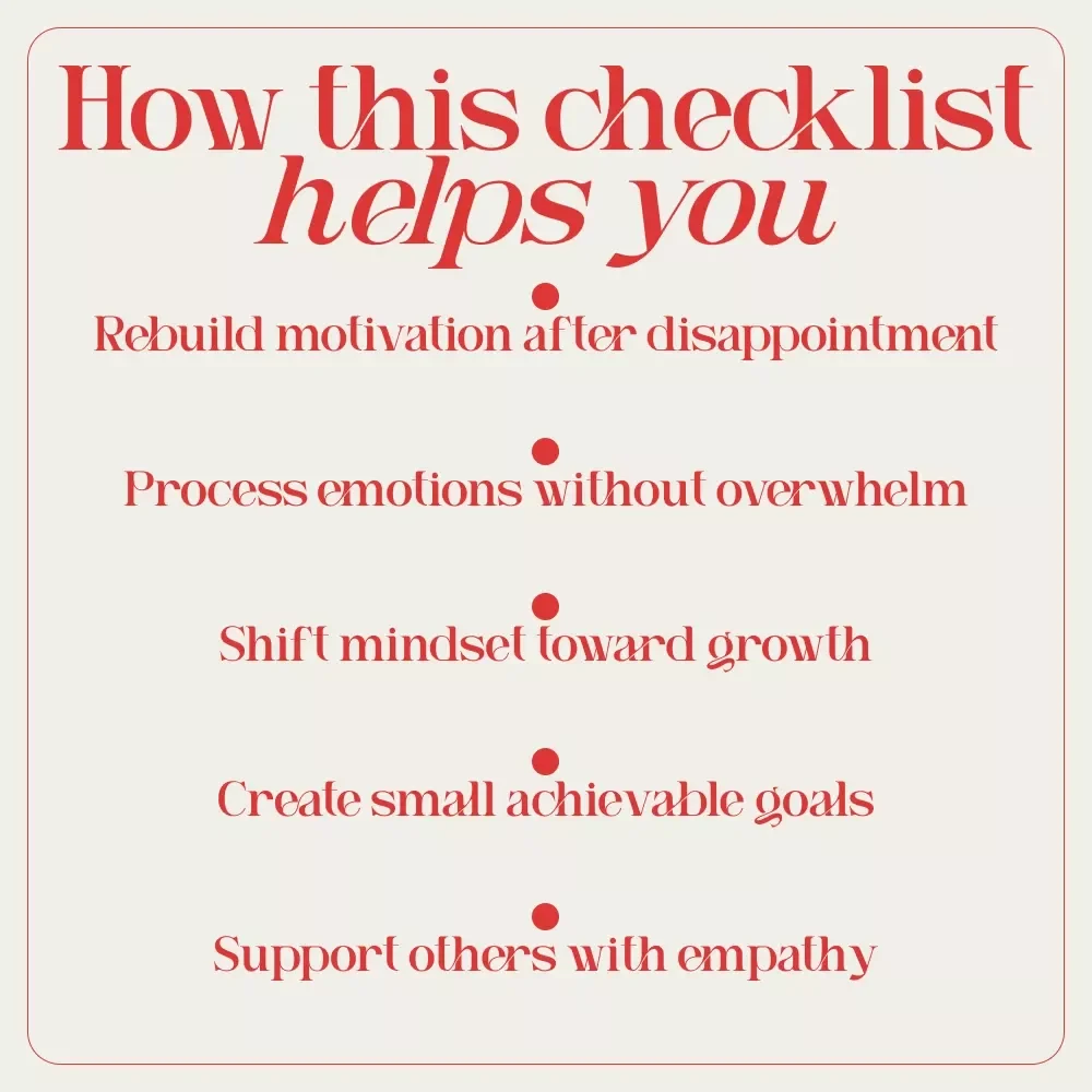 Bounce Back Brighter: Your Motivational Comeback Checklist | Exam Failure Recovery & How to Motivate Someone Who Failed in Exam