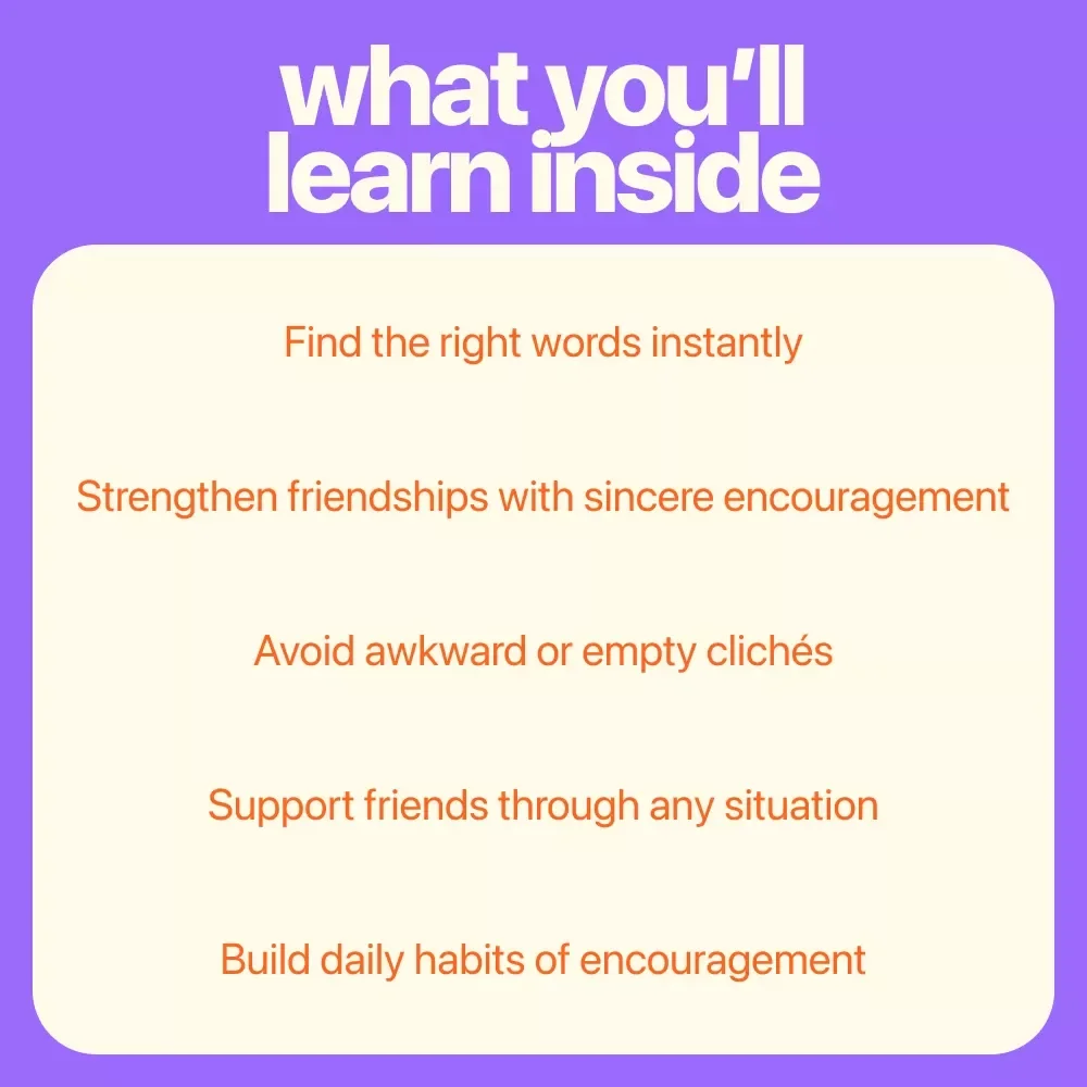 Words That Lift: Encouraging Quotes to Inspire Your Friends | Digital Download Guide for Meaningful Encouragement, Friendship Support & Uplifting Messages