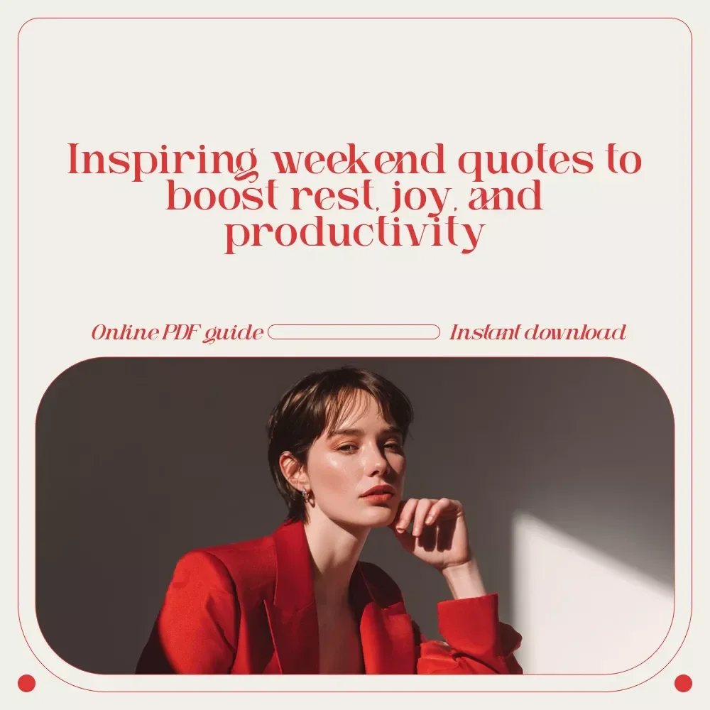Weekend Spark: Inspirational Quotes to Light Up Your Days Off - Weekend Inspirational Quotes eBook