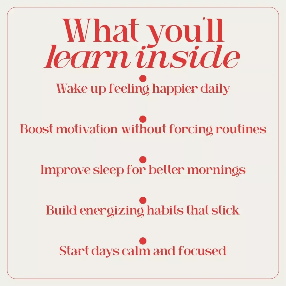 Rise & Shine: The Simple Science of Waking Up Happy and Motivated | eBook Guide on How to Wake Up Happy and Motivated Every Morning