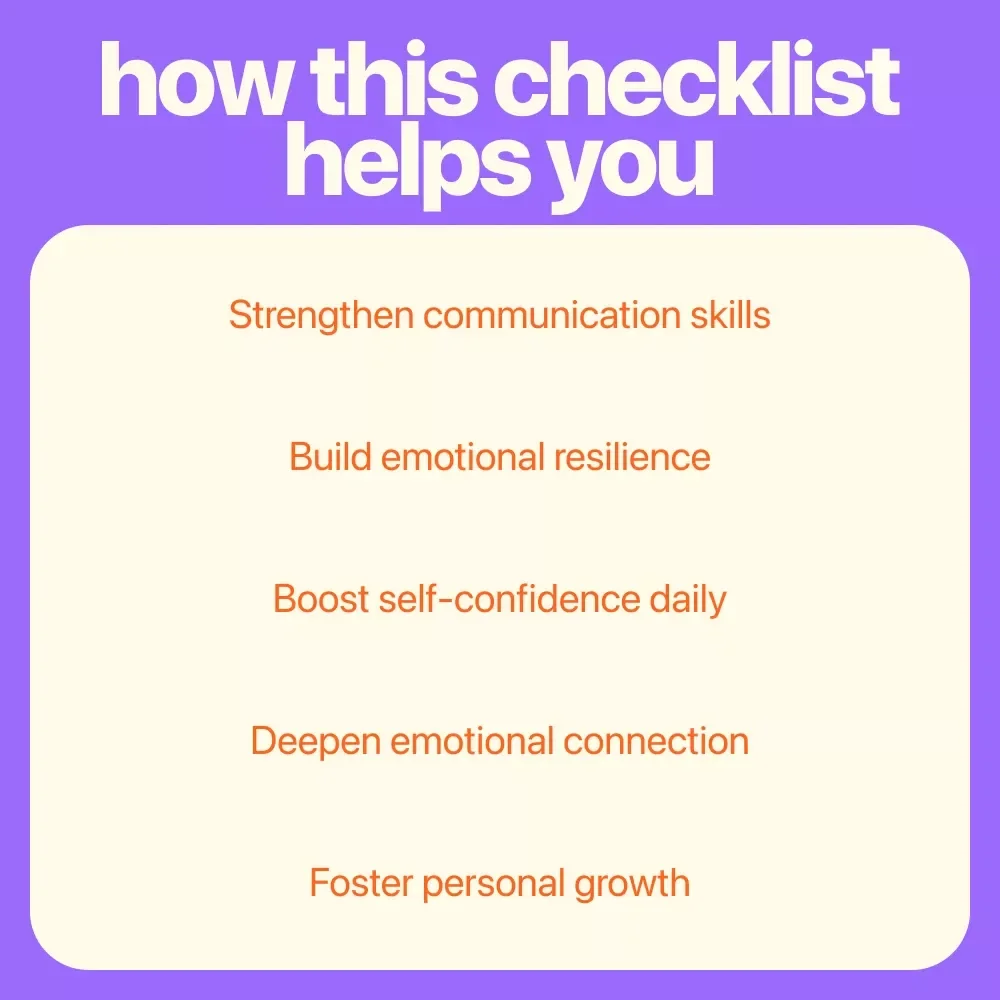 Confident Hearts Checklist: 12 Bold Steps to a Secure & Loving Relationship - How to Build Self Confidence in a Relationship
