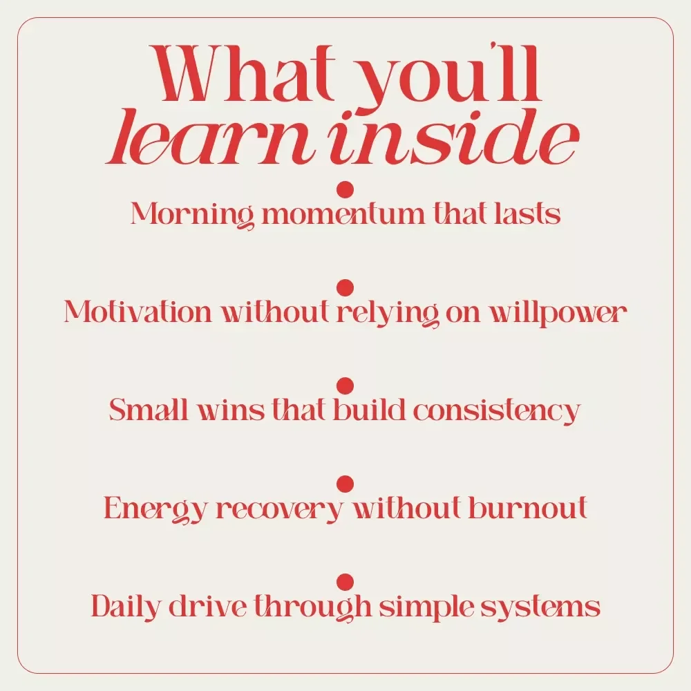Wake Up with Fire: Your Daily Guide to Staying Motivated and Moving Forward – eBook on how to get motivated everyday