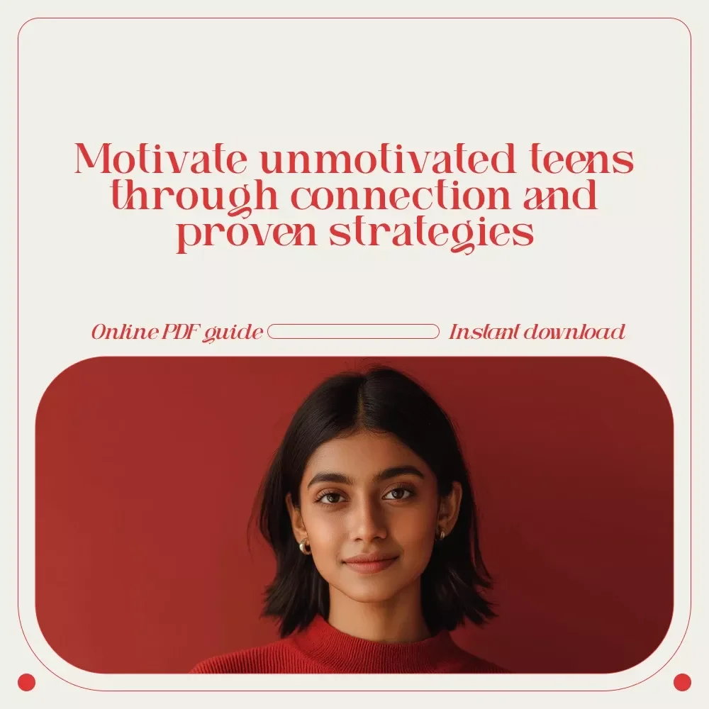 Igniting the Spark: How to Motivate a Teen Who Just Doesn’t Care | Teen Motivation Guide, Parenting eBook, Digital Download for Parents & Caregivers