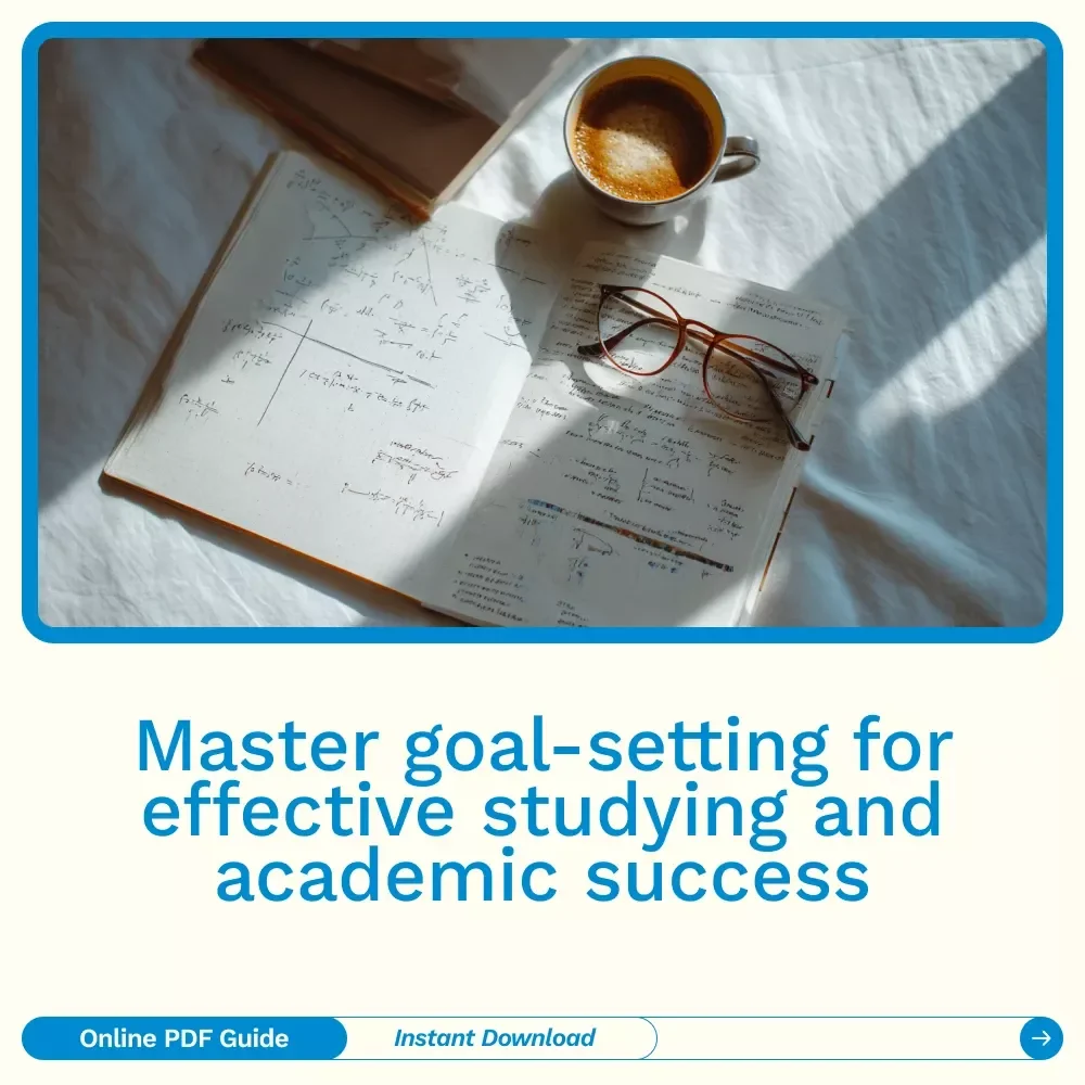 Study Smarter: A Student’s Guide to Setting Goals That Stick - The Ultimate eBook on How to Set Goals for Study