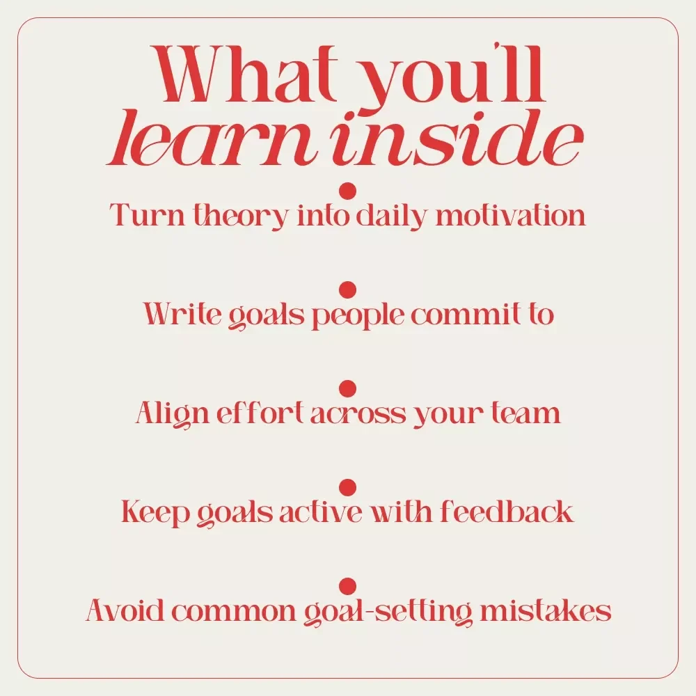 Goals That Spark Action: Using Goal-Setting Theory to Motivate Your Team – Manager’s Guide for Leaders Asking how can managers use goal setting theory to motivate employees