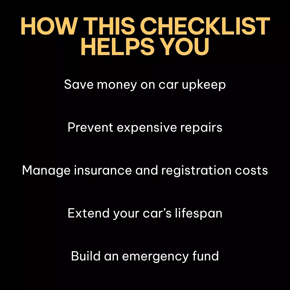 The New Driver’s Maintenance Money Map: Your Ultimate Checklist for Managing Maintenance Costs