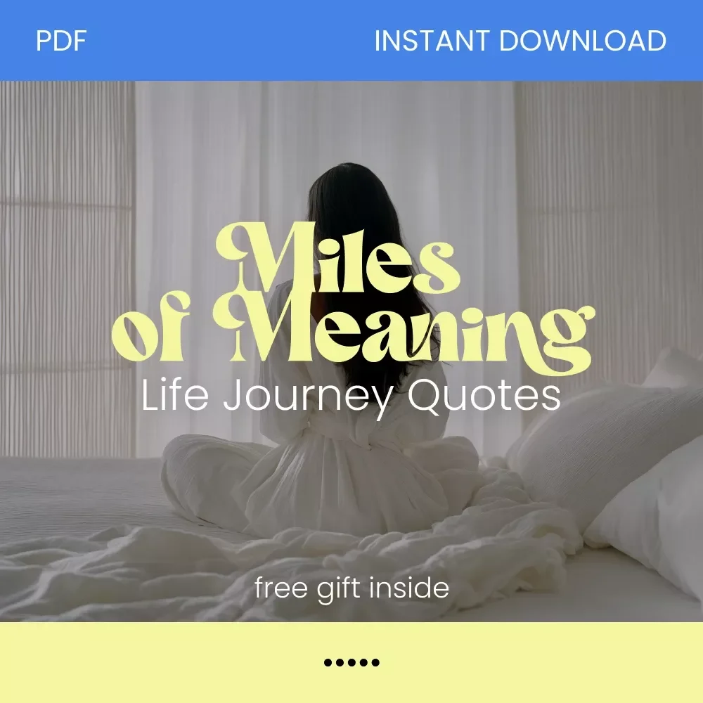 Miles of Meaning: Life Journey Quotes to Guide Your Path | Inspirational Ebook for Reflection, Growth, and Purpose