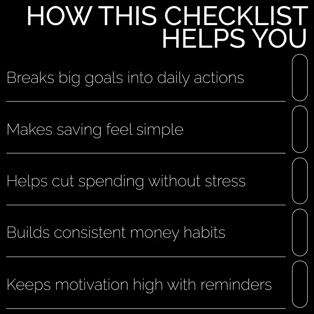 Save $5,000 in 6 Months Checklist 💸🚀 | Savings Challenge Checklist, Money Saving Guide, Budget Planner Digital Download