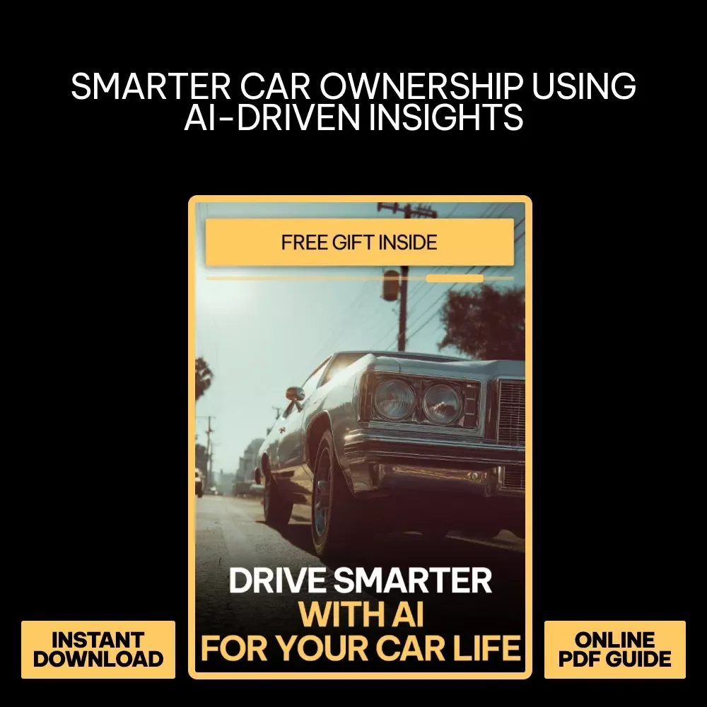 Drive Smarter With AI for Your Car Life – Smart Driving Guide, AI Car Ownership Planner, Budgeting, Maintenance, Fuel Efficiency & Resale Value Digital Download