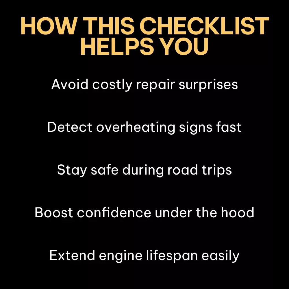 The Engine Overheating Warning Signs Checklist | Printable Car Care Checklist | Digital Download for Drivers | warning signs of engine overheating guide