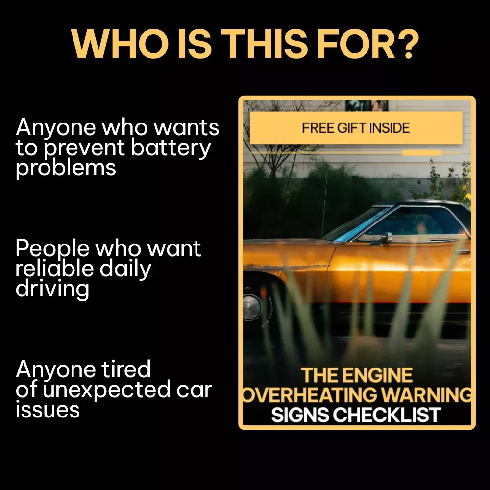 The Engine Overheating Warning Signs Checklist | Printable Car Care Checklist | Digital Download for Drivers | warning signs of engine overheating guide
