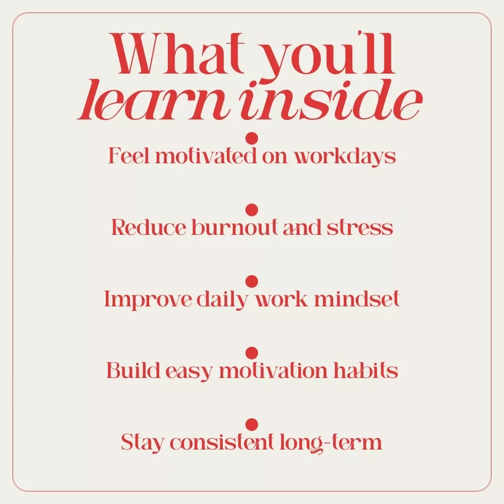 Wake Up, Show Up: How to Get Motivated to Go to Work | Practical Motivation Guide for Burnout, Productivity & Daily Drive