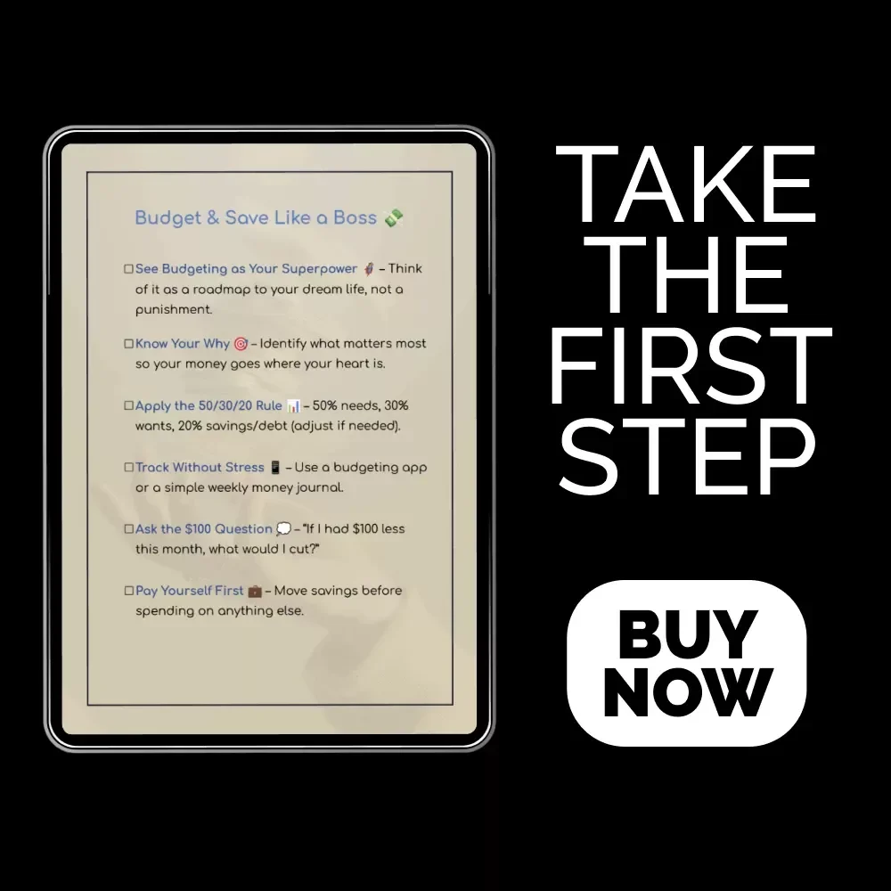 Budget & Save Like a Boss | Simple Checklist for Beginners & Busy Adults | Smart Money Planner for How to Budget and Save Money
