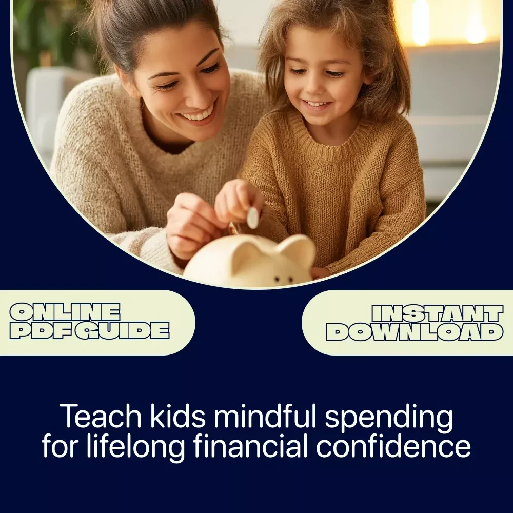 Teaching Kids the Art of Minimalist Spending for Lifelong Financial Smarts | Kids Money Guide, Minimalist Spending for Kids, Financial Literacy eBook for Parents