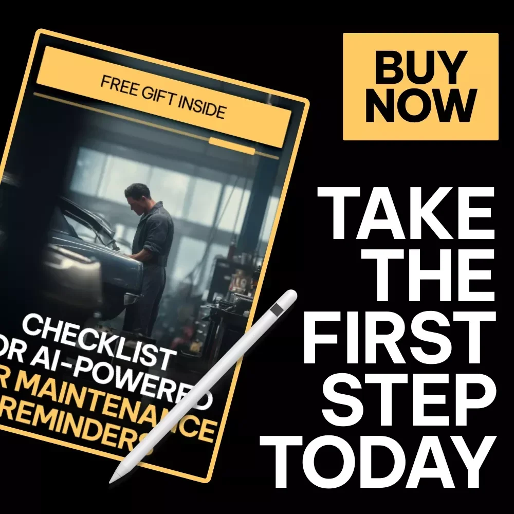 Checklist for AI-Powered Car Maintenance Reminders | Smart ai reminders for car maintenance | Digital Download Checklist for Busy Drivers