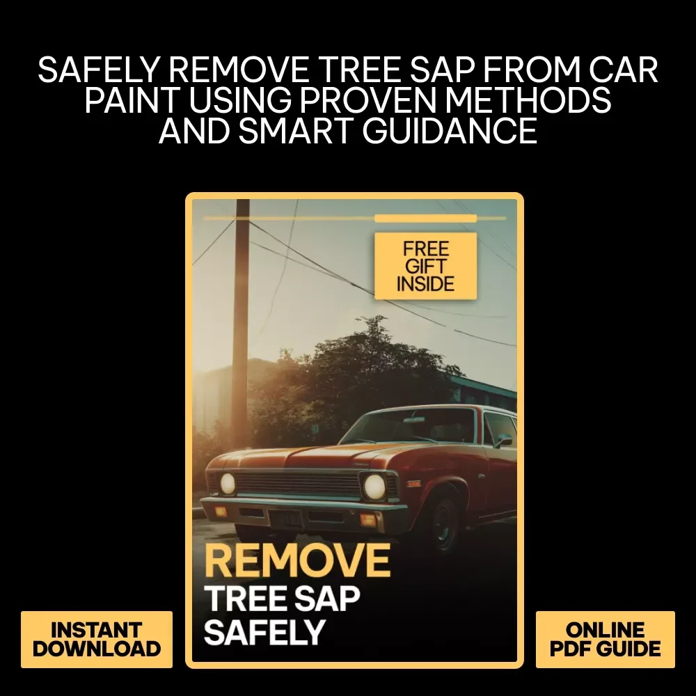 Remove Tree Sap Safely – A Complete Guide on how to get tree sap off car paint | Paint-Safe Methods, AI Prompts & Prevention Tips