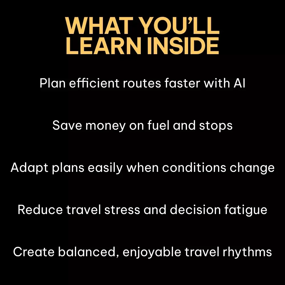 Plan Smarter with AI to Drive Further – Practical Guide for ai for planning road trips efficiently, Stress-Free Route Building, Budget Planning & Flexible Travel Decisions