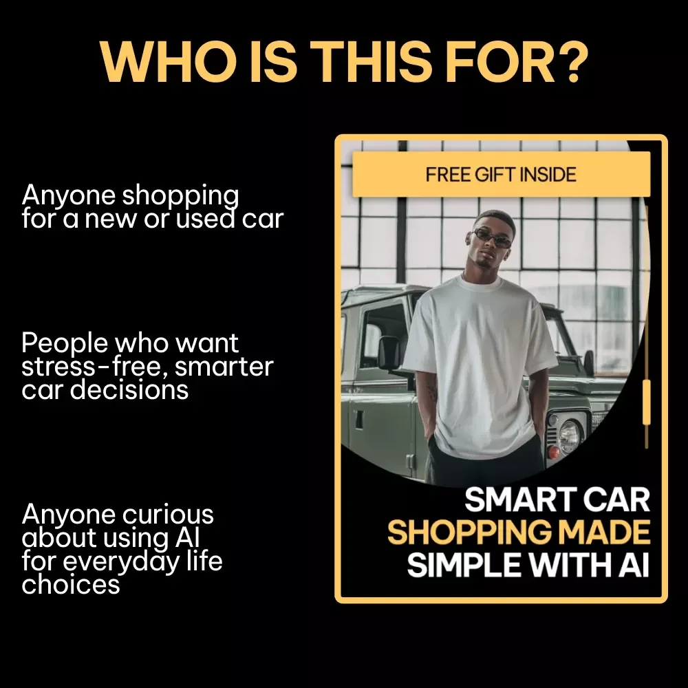 Smart Car Shopping Made Simple With AI | Digital Checklist Guide for Smarter Buying | Learn how to use ai to compare car options