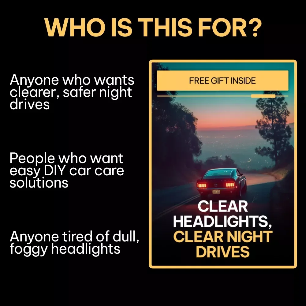 Clear Headlights, Clear Night Drives | Practical Guide with tips for cleaning foggy headlights for Safer, Brighter Driving