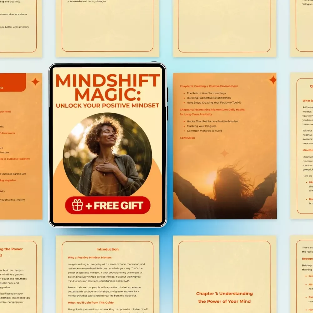 Mindshift Magic: Unlock Your Positive Mindset Guide - Digital Download for Building a Positive Mindset and Rewiring Your Brain