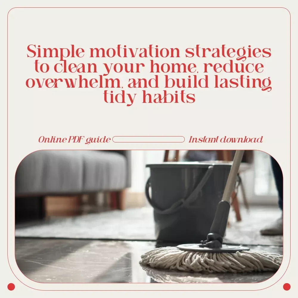 Clean House, Clear Mind: Simple Motivation for a Tidy Life – Easy Cleaning Guide for Anyone Wondering How to Get Motivated to Clean House