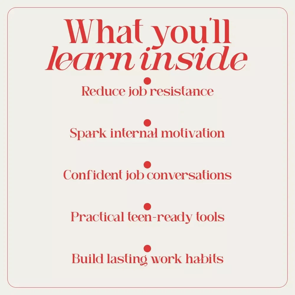 Teens, Jobs & Motivation: A Guide to Sparking Drive in the Next Generation | How to Motivate a Teenager to Get a Job | Practical Parenting eBook