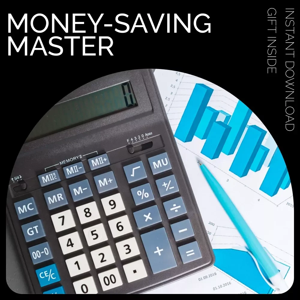 Money-Saving Master Checklist | Digital Download Budget Planner, Personal Finance Guide, Smart Spending & Savings eBook Checklist
