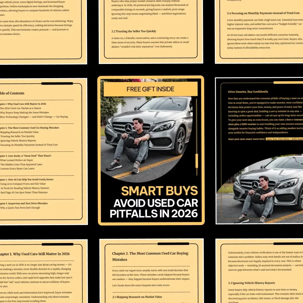 Smart Buys: Avoid Used Car Pitfalls in 2026 - Expert eBook Guide to Avoid Common Mistakes When Buying a Used Car