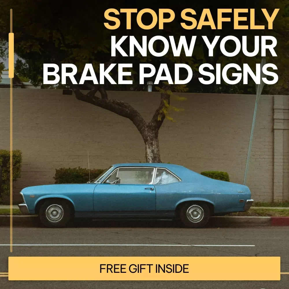 Stop Safely: Know Your Brake Pad Signs | Printable Checklist for Car Owners | Digital Download | signs of worn brake pads Guide
