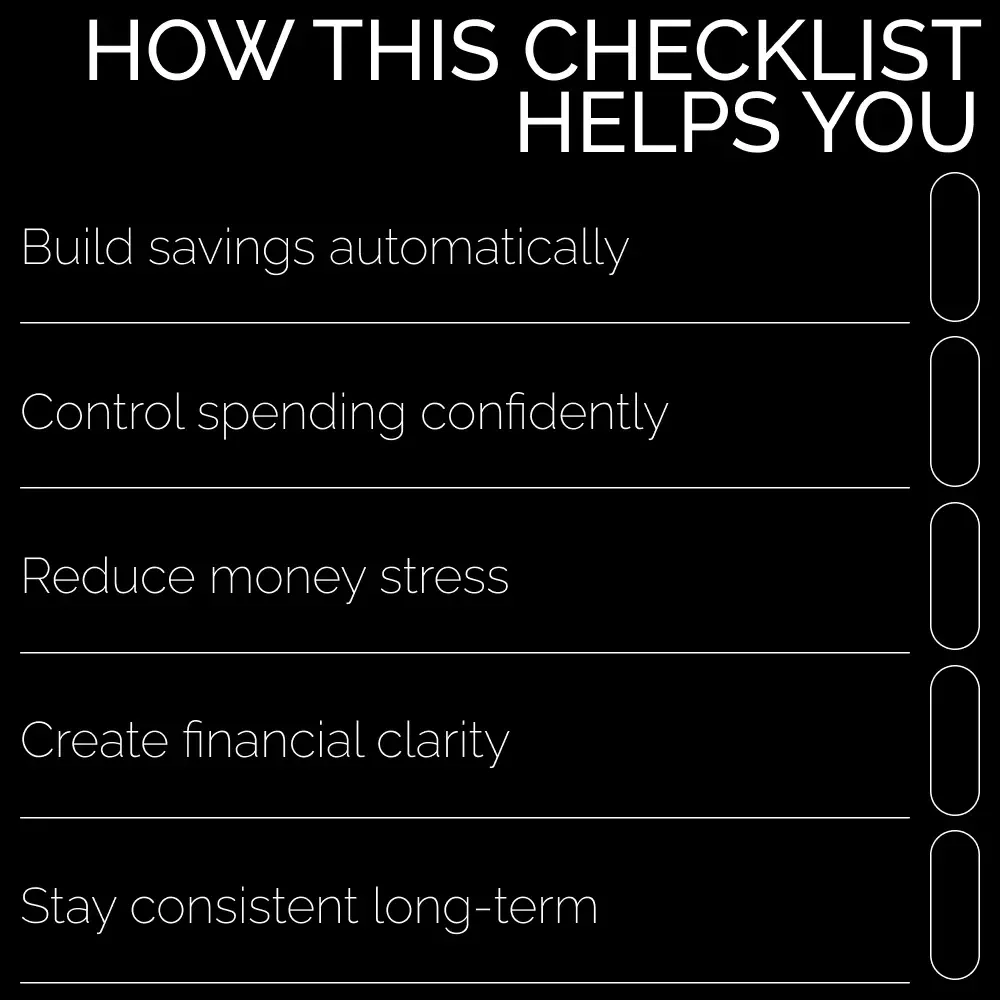Budget & Save Like a Boss | Simple Checklist for Beginners & Busy Adults | Smart Money Planner for How to Budget and Save Money