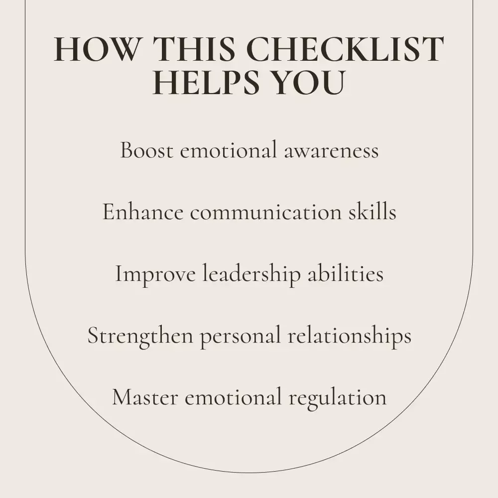 The Emotion Advantage Checklist: 12 Simple Steps to Sharpen Your Emotional Intelligence