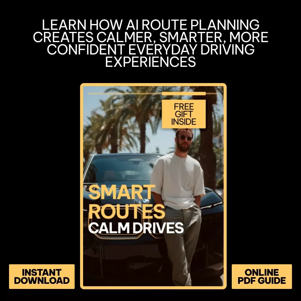 Smart Routes Calm Drives | AI Route Planning for Drivers Guide | Stress-Free Navigation & Confident Driving Digital Download